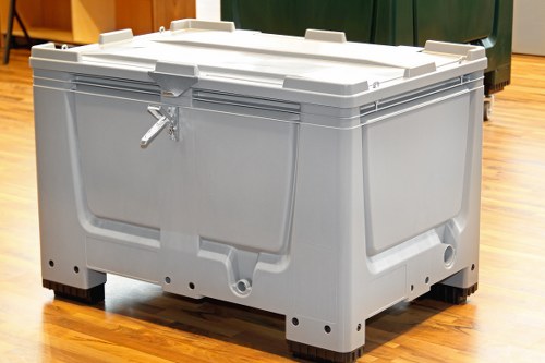 Inspection team conducting a supplier audit in a waste facility